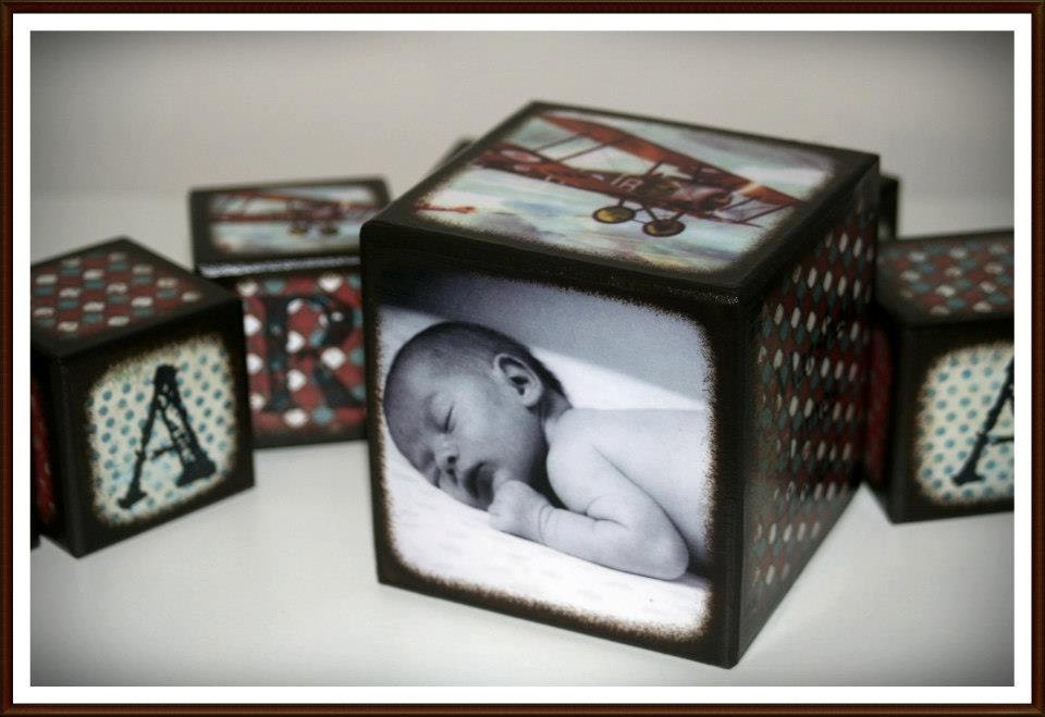 Birth Announcement Blocks