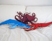 Plush Sea Creature Set of Pillows