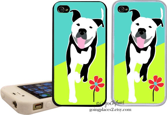 Pit Bull iPhone 5 Case or 4/4S Case Pitbull Phone Cover