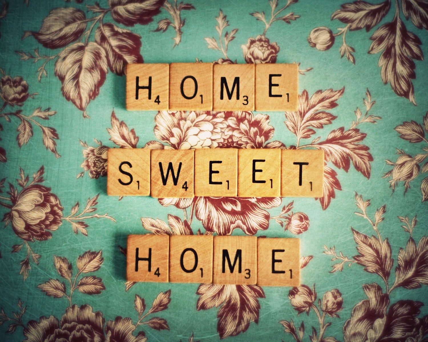 Collage Photography - Home Sweet Home 8x10 Original Fine Art Photography