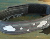 Rainy day ankle cuff - recycled inner tube pant leg cuff