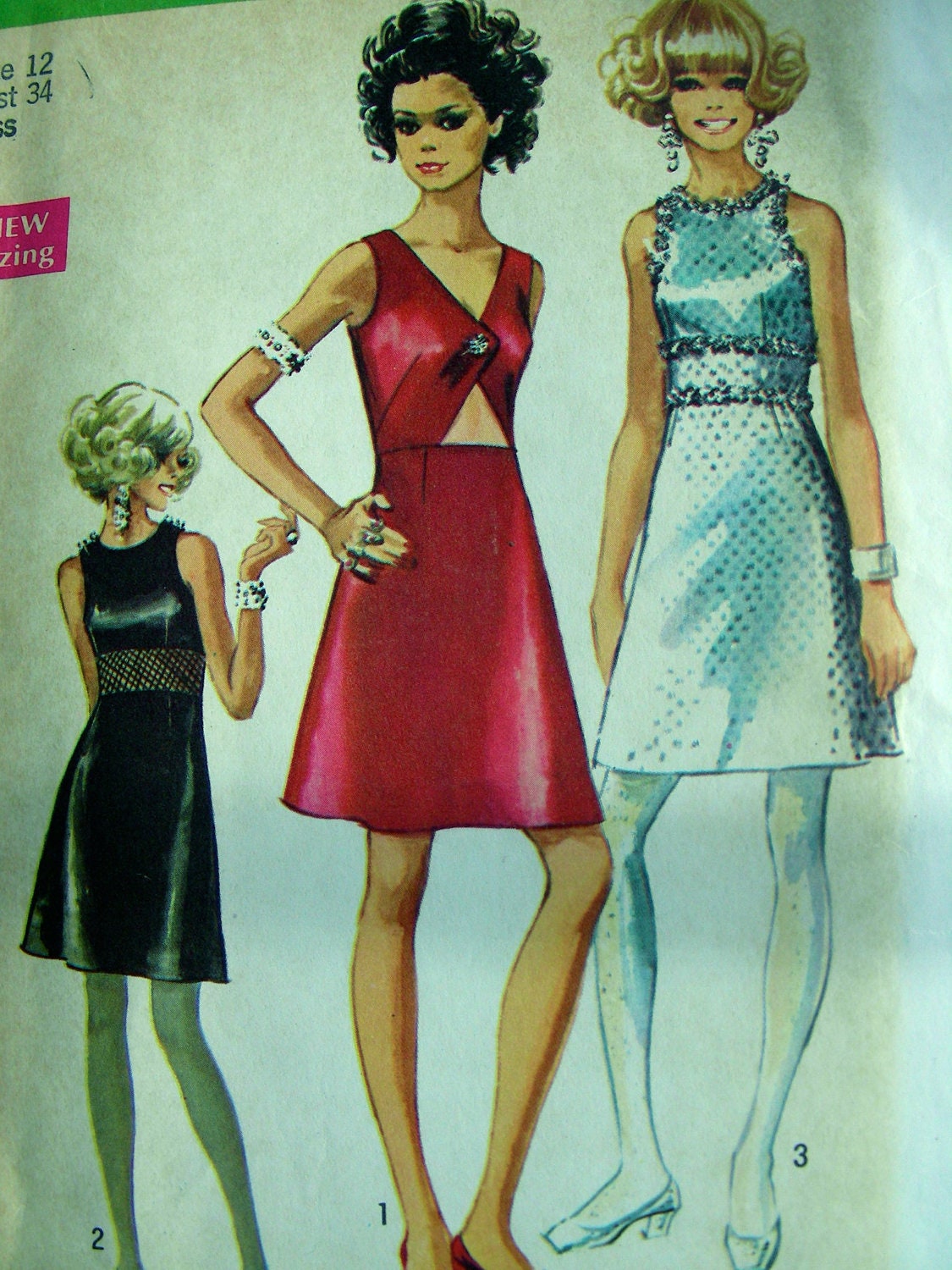 Sewing Pattern Prima Classic Shift Little Black Dress | eBay