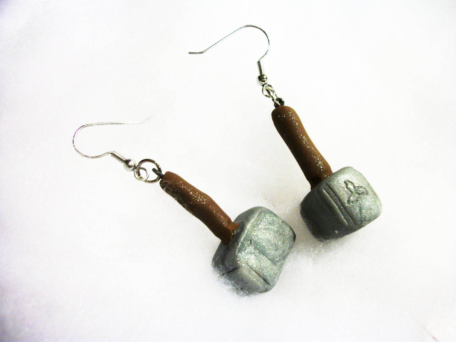 Thor's Hammer Earrings: Avengers