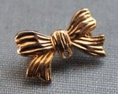 Tiny Antique Bow Brooch