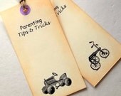 Baby Shower wish tree tags old fashioned Set of 20
