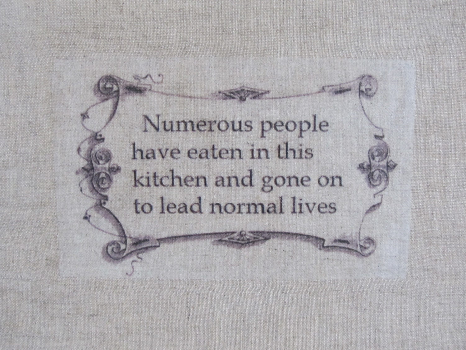 Wall Art on Canvas Funny Saying Word Transfer