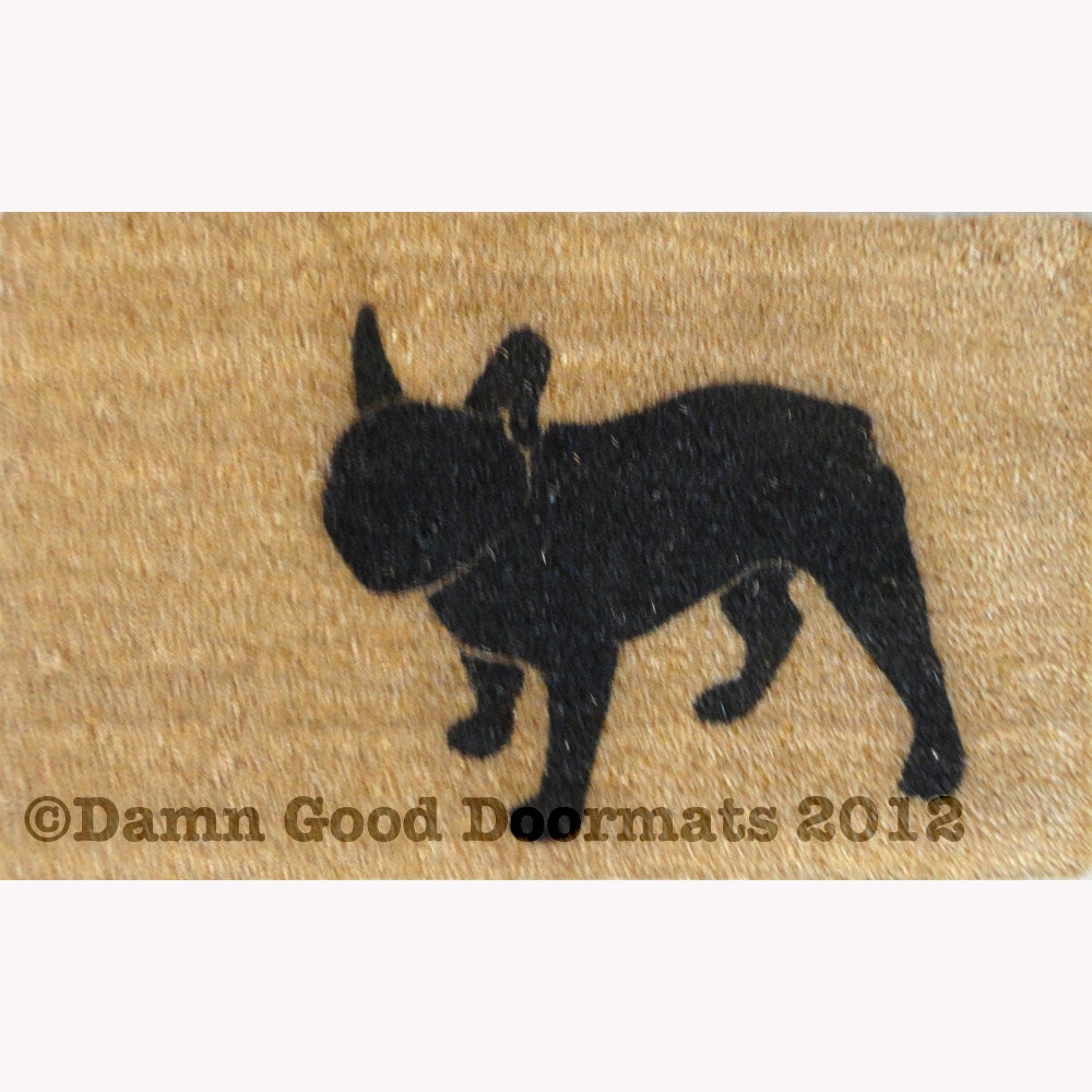 French Bulldog "Frenchie" dog door mat
