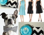 Chevron Clutch - Bridesmaid Clutch - Bridesmaid Bouquet Clutch - Bridesmaid Gift Idea -  Bridal Clutch - Personalized Clutch