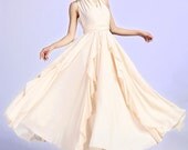 Maxi chiffon dress  (616)
