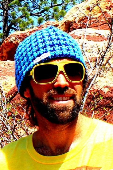 Houndstooth Beanie - Adults Reversible Crochet Hat
