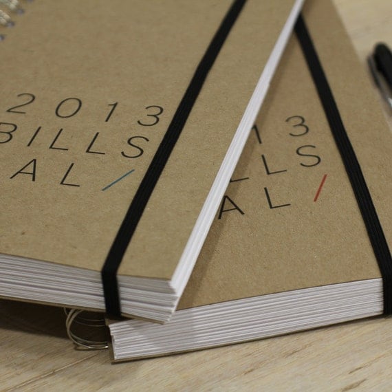 SALE. DATED bills calendar