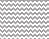 Riley Blake Small Chevron in Gray  -  Fat Quarter