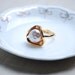 Handmade Jewelry -  Vintage Pearl Button Ring - Eco Mother's Day Gift