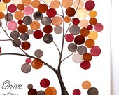 Unique Wedding Guest Book Alternative - Custom Signature rustic wedding guest book tree,  Our wedding Tree