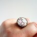 Personalized ring, map location, placenames, custom ring, bronze