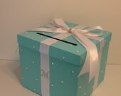Wedding Card Box Gift Card Box Money Box  Holder--Customize in your color/made to order (10x10x9)