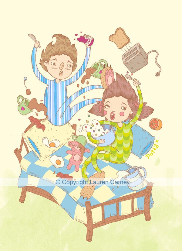 Breakfast Time A4 Print