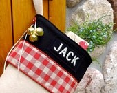 Rustic Wool Handmade Christmas Stockings Personalized with Name