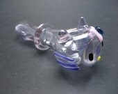 Lavender Hello Kitty Glass Pipe