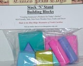 Stack 'N Stand Building Block Set Pastel Colors