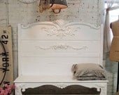 Painted Cottage Shabby Romantic Handmade Bench BCH02