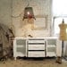 Painted Cottage Chic Shabby Romantic White Dresser