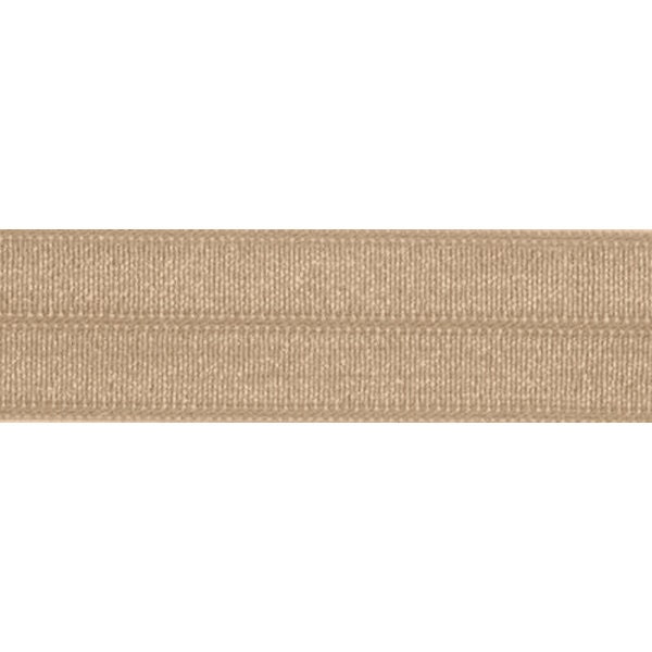 Tan Brown Fold Over Elastic For Baby Headbands - 5 Yards of 5/8 Inch FOE