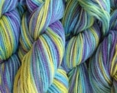 Merino Wool Yarn DK Sport Weight Handpainted Hand Dyed in Mermaid Cove