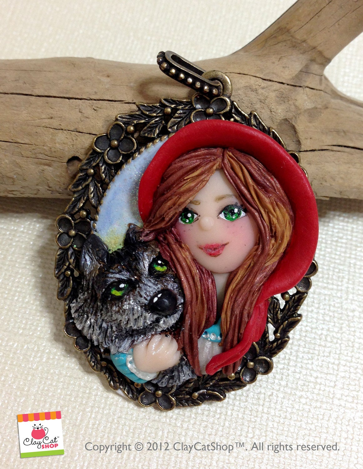 LITTLE RED Riding Hood and WOLF - Love - Valentines