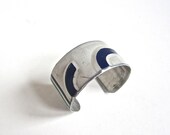license plate cuff bracelet, upcycled metal bracelet, eco gift, green gift, license plate jewelry