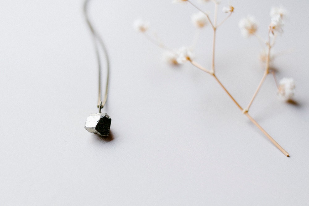 Pyrite necklace