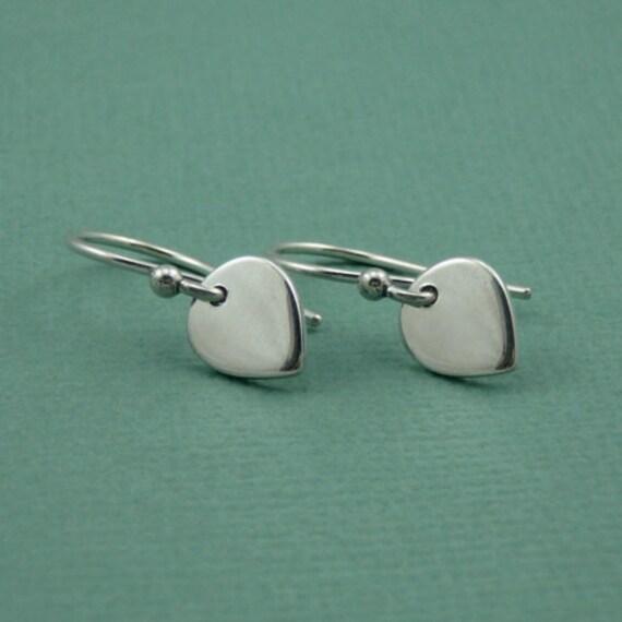 Lotus Petal Earrings - sterling silver dangle drop yoga jewelry - gift