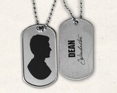 Pendant Supernatural / Dean Winchester dog tag