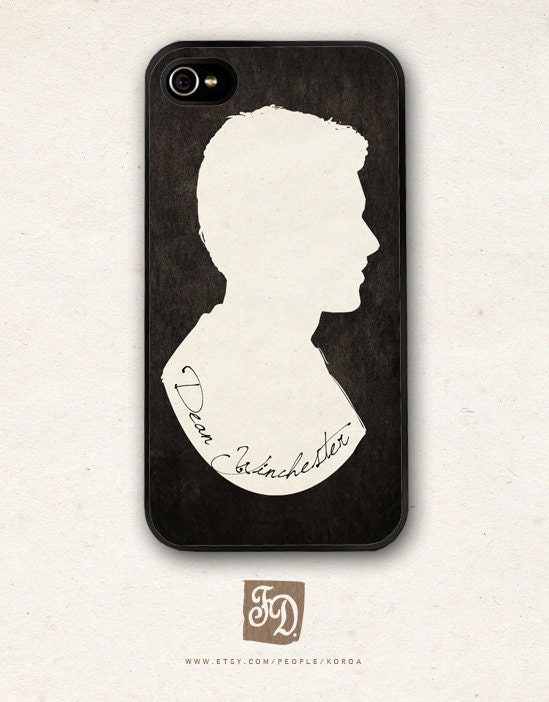Iphone 4 / 4s hard or rubber case Supernatural,  Dean Winchester