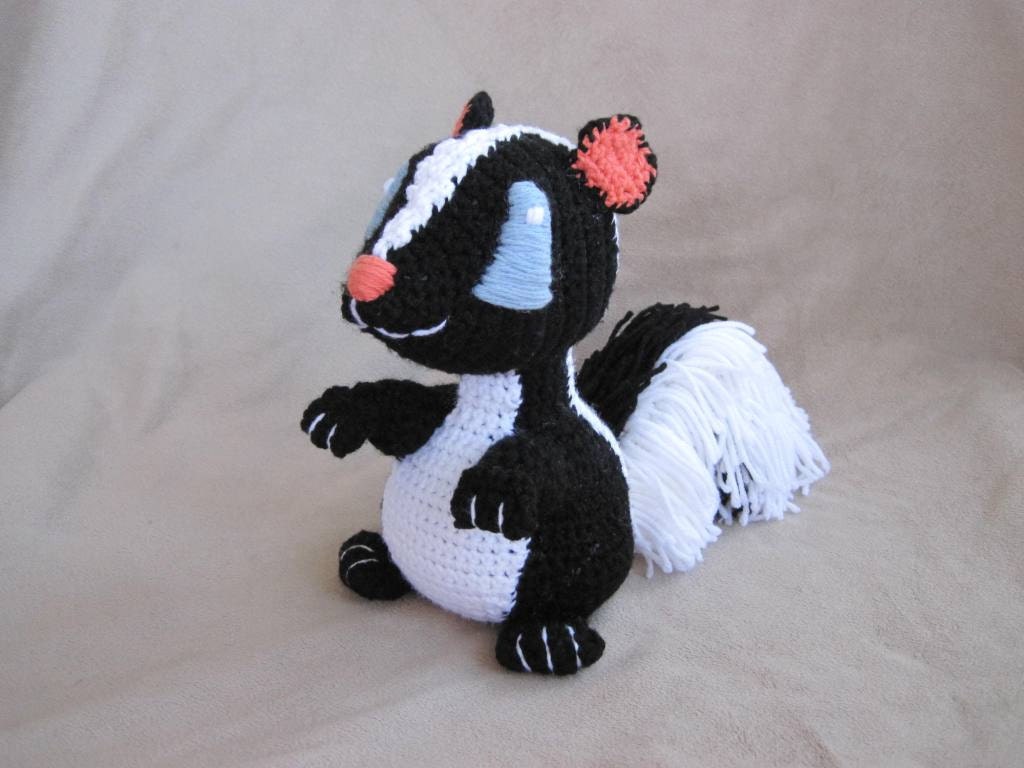 Crocheted Skunk PDF Pattern - Digital Download