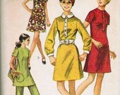 Vintage Mod Dress  or Tunic Set Pattern Simplicity 8585 Uncut