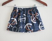 Anchor Skirt  -  Sizes 12m, 18m, 2T, 3T, 4T and 5T