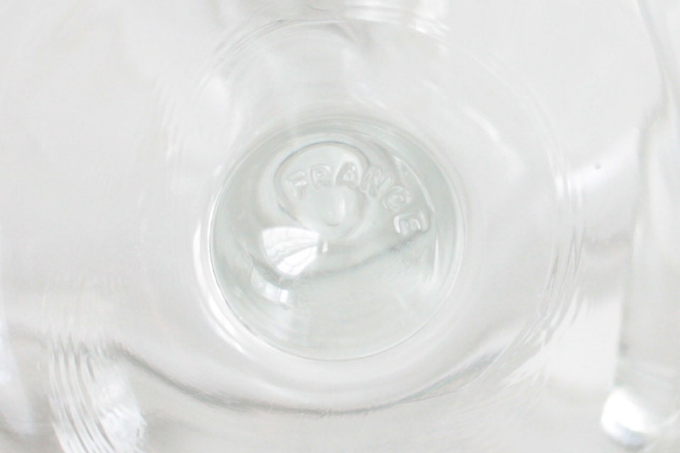 Vintage Champagne Glasses: Silver Rimmed French Coupe Champagne Glasses, Set of 4, Dorthy Thorpe Inspired, Mad Men Style