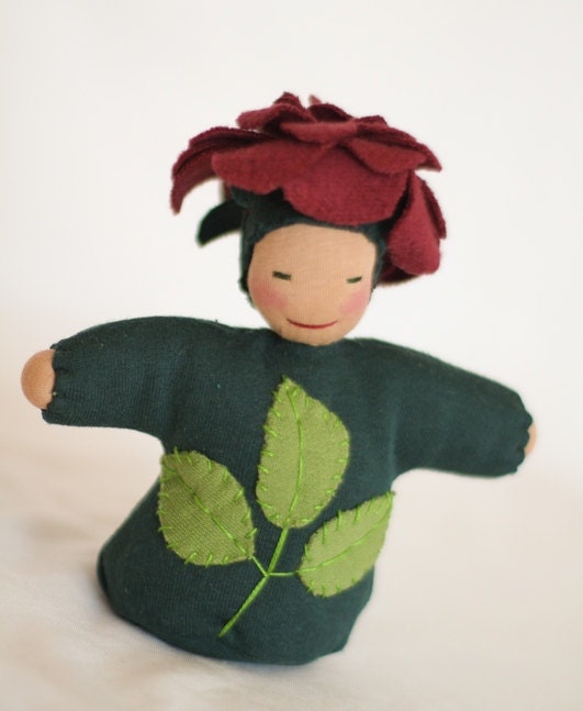 Waldorf Flower Doll - Miss Rose - Made to Order