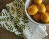 Organic Linen Tea Towels - Set of Two Seconds- Sale- Fern Dish Towels
