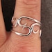 Curvy Silver Stacking Rings Set