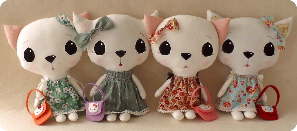 Cloth Kittens pdf Pattern