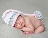 Baby Hat, Baby Elf Hat, Newborn Elf Hat, Newborn Size - Baby Photography Prop - Pick your colors
