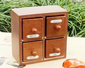 zakka Square DRAWER craft rubber stamps set