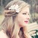 bridal headpiece bridal feather hair clip feather fascinator