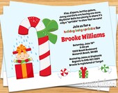 Christmas Baby Sprinkle Shower Invitation Il_170x135