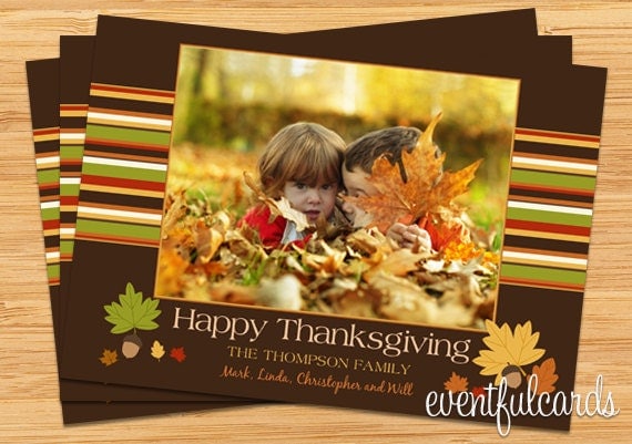 Thanksgiving Photo Card Il_570xn