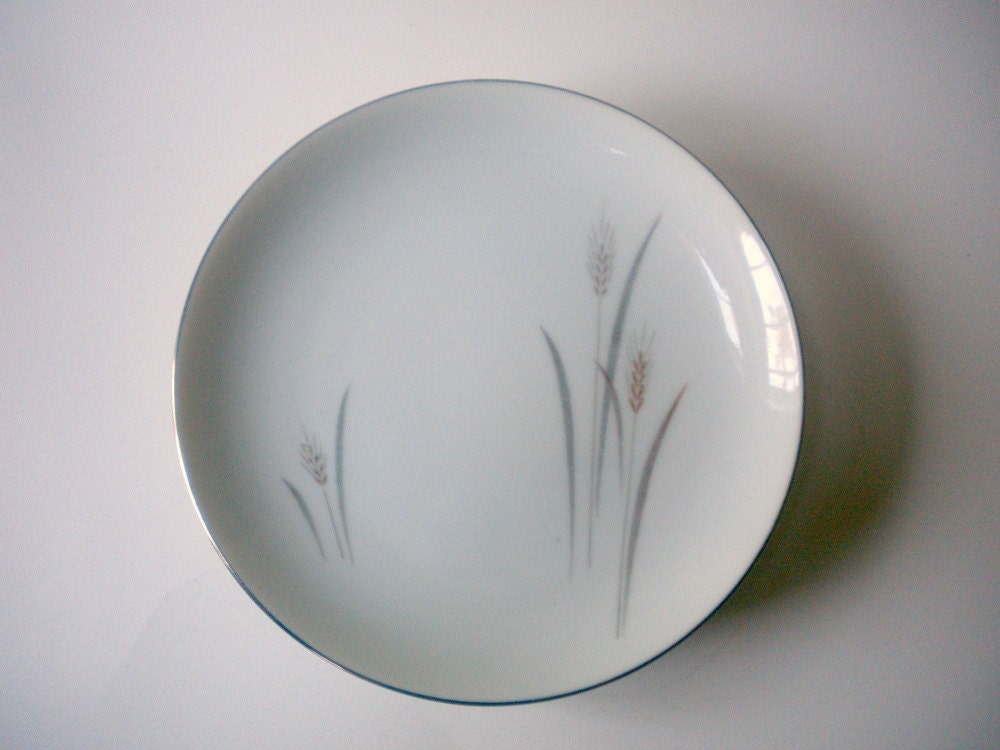 Platinum Wheat by Fine China of Japan 4pc Bread & Butter Plates