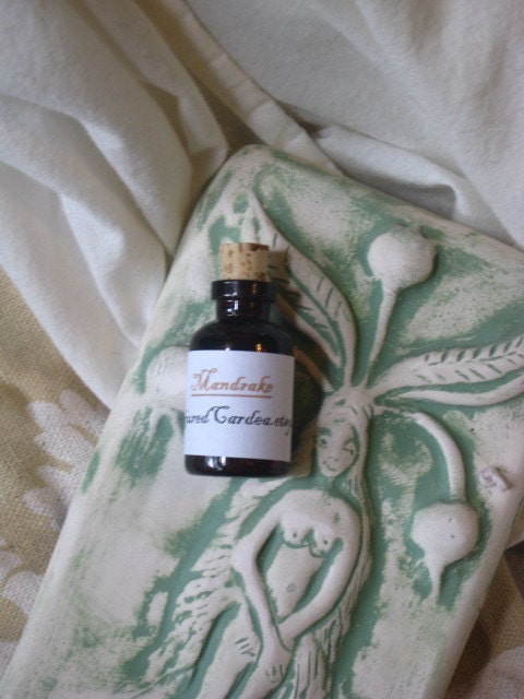 Mandrake Oil-Mandragora-Hoodoo-Voodoo-Witchcraft-Amazingly Powerful Aphrodisiac-Brings Wealth and Protection-Home Grown from Seed