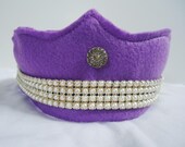 Lilac Purple Felt Crown